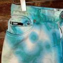 DKNY  Custom Tie Dye Denim Jean Shorts Size 10 Photo 1