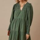 Tuckernuck  Pomander Place Jaguar Green Ceci Dress Tiered Swing Size Small Photo 4