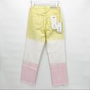 GRLFRND NWT  Mica Straight Leg Jeans 25 Pink Crush Wash *FLAWED* Photo 2