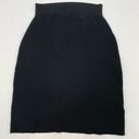 Maeve Anthropologie Anja Sweater Skirt Black Knit Viscose Blend Pencil Office Photo 5