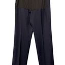 Brooks Brothers MATERNITY 346  Carolina Navy Trousers Altered Dress Pants Size 8 Photo 0