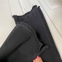 Kancan Bootcut Flare Black Denim Jeans Sz 31 Split Hem Photo 5