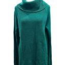 Lands'End  Cowl Neck Tunic Knit Sweater Size. XL (18) Green Photo 0