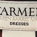 Carmen Marc Valvo  Leaf Print Ruched BodyCon Dress NWOT Photo 7