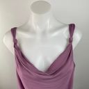 Naked Zebra  Mauve Pink Lavender Sleeveless Cowl Neck Casual Cami Tank Top Size S Photo 3