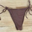 PacSun Bikini Top and Bottom Brown String Tie Size XS/S Photo 1