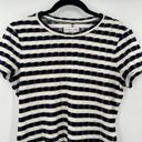 Madewell NWT Texture & Thread by  Striped Velour T Shirt Dress Size‎ Small Photo 1