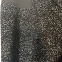 Krass&co NY &  Black Silver Speckled Dressy Ankle Stretch Leggings Women Sz L Photo 5