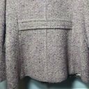 Coach | Wool Blend Tweed Peacoat Satin Detail Pink Beige Sz 4 Photo 9