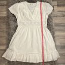 Altar'd State Altar’d State clip dot eyelet lace mini dress white L Photo 7