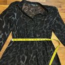 Kensie Leopard Print Sheer Maxi Dress Size 8 Photo 2