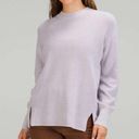 Lululemon lilac lavender Marino wool sweater Photo 0