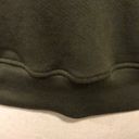 Strut this  Dark Green Cropped Sweatshirt Photo 2