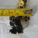 Vintage Clown Shy Brooch Gold Photo 5