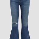 Hudson Jeans NWT Hudson Holly High Rise Flare Jeans Distressed In Gravity Wide Leg Stretch 32 Photo 6