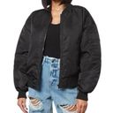 Good American NWT |  Satin Bomber Jacket Photo 0