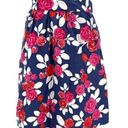 Modcloth  Colorful Rose Floral Print Full Skirt Fully Lined Pockets size Large Photo 0