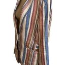 Frame  Revolve Multicolor Linen Striped Lightweight Blazer size 6 Photo 5