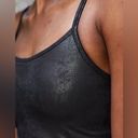 Aerie  Offline The Hugger Crackle Racerback Sports Bra in Black Size S Photo 2