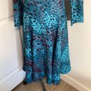 Natori  Cheetah Print Crepe Dress Size 4 Photo 5