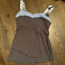 Lululemon Vintage  grey and blue tank Photo 0