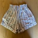 Abercrombie & Fitch Paperbag Linen Shorts Photo 2