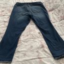 Torrid Denim Dark Wash Lightly Distressed Bootcut Raw Hem Jeans, size 12 Photo 10