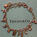 Tiffany & Co. letter charm bracelet enamel heart Photo 0