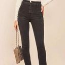 Reformation  Kayo High & Skinny Jeans 25 High Rise Stretch Denim Erie Wash Black Photo 0