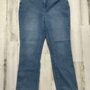 NYDJ  Curve Shaper Marilyn Straight Jean In Angel Wash Size 14 Photo 1