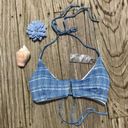 Tavik swim Blue Printed Tavik Cassis Pacific Halter Bikini Top Photo 1