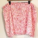 Abound NWT  Floral Mini Skirt in Coral Pink Multi Tarry Floral - Size: 3X Photo 5