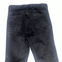 Oak + Fort  Women's Black High Rise Skinny Jeans Raw Scalloped Hem Medium Ankle Photo 6