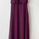 Birdy Grey  Gwennie Bridesmaid Dress in Chiffon Cabernet Size Large NWT Photo 5