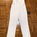 Lulus Edith White Strapless Wide-Leg Jumpsuit Photo 5