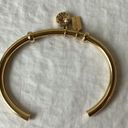 Coach: Gold Tone Charm Braclet- 2 charms- coach tag & rhinestone- open/slide on Photo 15