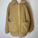 I am gia  teddy jacket Sherpa coat sz XS caramel tan Photo 12