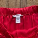 Victoria's Secret Like new Victoria’s secret red satin ruffle mini low rise sleep shorts  Photo 4