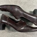 Paul Green VINTAGE  US 6.5 90's Women's Brown Leather Heeled Loafers Dress Shoes Photo 1