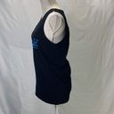 Quiksilver   Regular Fit Hawaii Black with Blue Logo Tank Top Size Small Photo 2