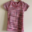 Zella  Women's 'SPACE DYE' Burgundy London Short Sleeve T-SHIRT Top Size XSmall Photo 2