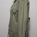 Emmaline Emmeline olive cotton blend utility jacket size 16 Photo 3