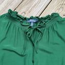 Modcloth  Countryside Romance Tie-Neck Blouse Green Size 1X Photo 3