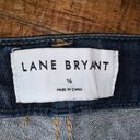 Lane Bryant  distressed mid rise boot flex magic waistband 16 jeans Photo 1