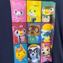 Nintendo  Animal Crossing T Shirt Women’s No Size Tag Approx Medium Dark Blue Photo 1