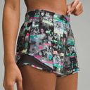 Lululemon  Hotty Hot Shorts 4" Lined PADM Size 0 NWT LW7COMT Paint Drift Multi Photo 0