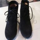 Via Spiga  Fedora Black Suede Booties - Sz 8 Photo 1