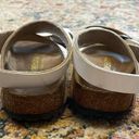 Birkenstock White Ankle Buckle Sandals Photo 4