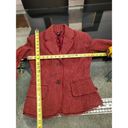 Kenneth Cole  Women Burgundy Polyester Single Breasted Long Sleeve Blazer Size 2 Photo 11