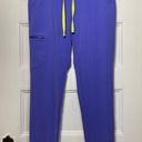 FIGS  | Zamora 6-Pocket Jogger Scrub Pants in Blueberry Purple Size Small TALL Photo 2